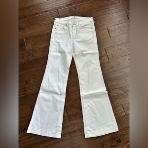 7 For All Mankind Dojo White Jeans